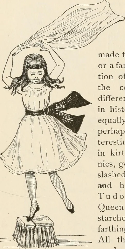 An illustration from How to amuse yourself and others. The American girl's handy book, 1887, leaf 351