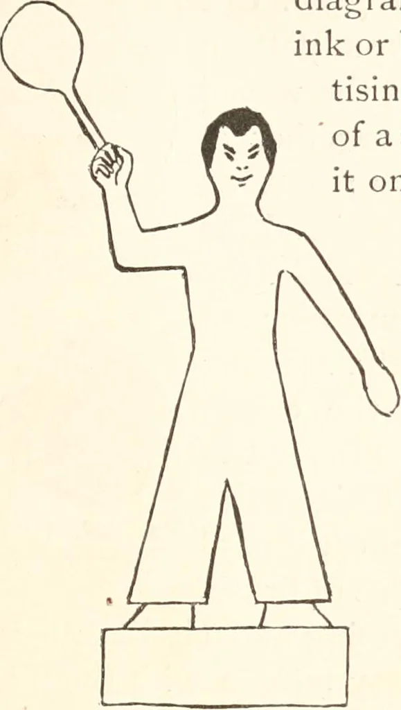 An illustration from How to amuse yourself and others. The American girl's handy book, 1887, leaf 352