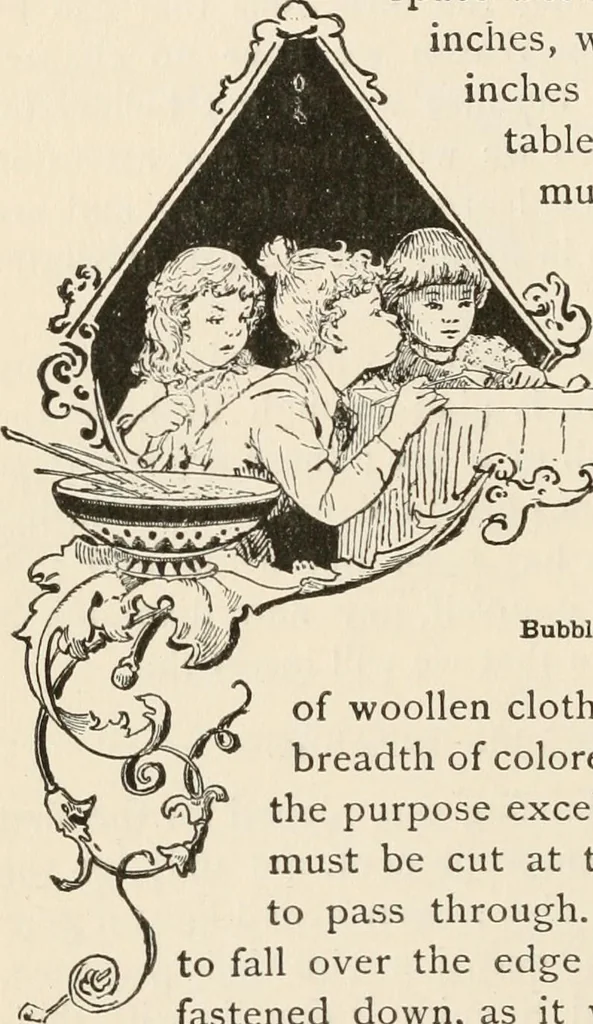An illustration from How to amuse yourself and others. The American girl's handy book, 1887, leaf 357