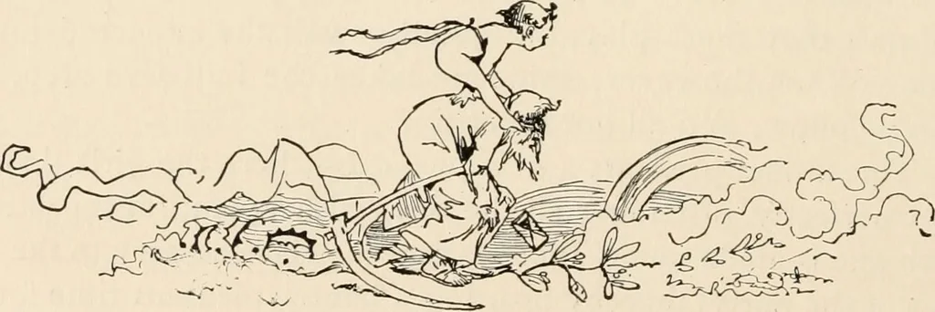 An illustration from How to amuse yourself and others. The American girl's handy book, 1887, leaf 373
