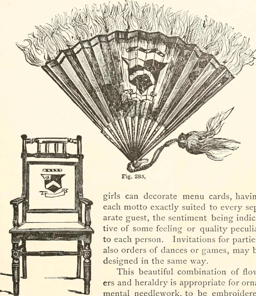 An illustration from How to amuse yourself and others. The American girl's handy book, 1887, leaf 396
