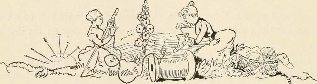 An illustration from How to amuse yourself and others. The American girl's handy book, 1887, leaf 415