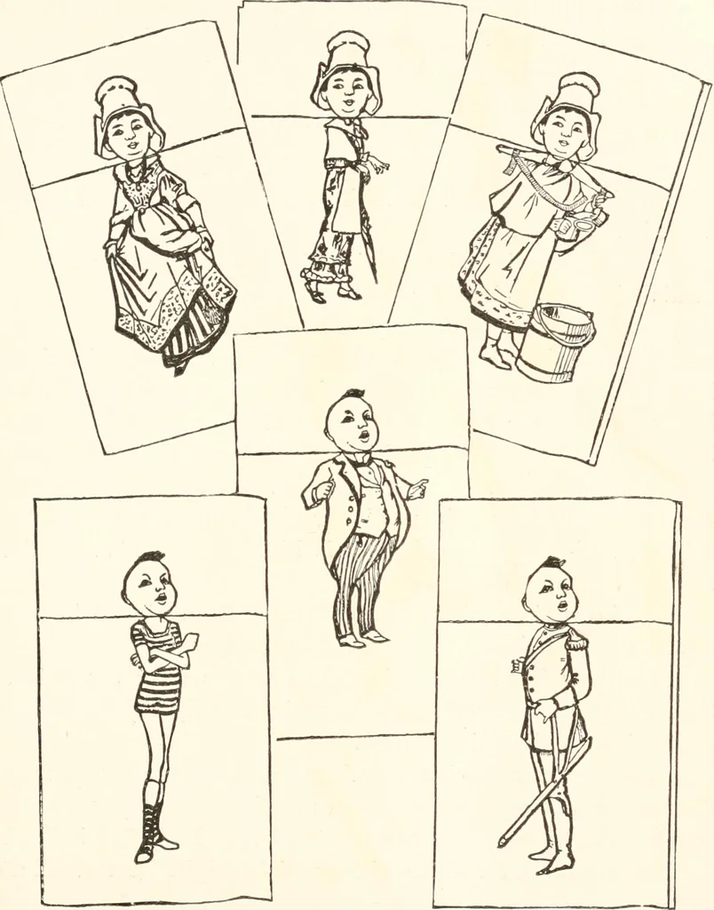 An illustration from How to amuse yourself and others. The American girl's handy book, 1887, leaf 420