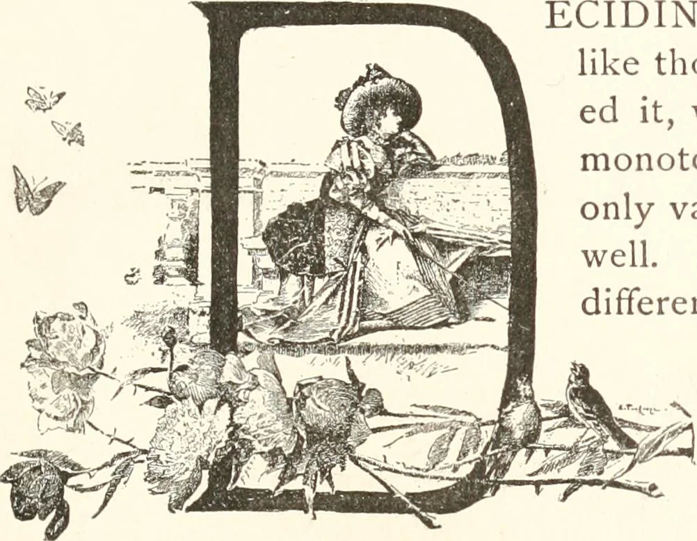 An illustration from How to amuse yourself and others. The American girl's handy book, 1887, leaf 434