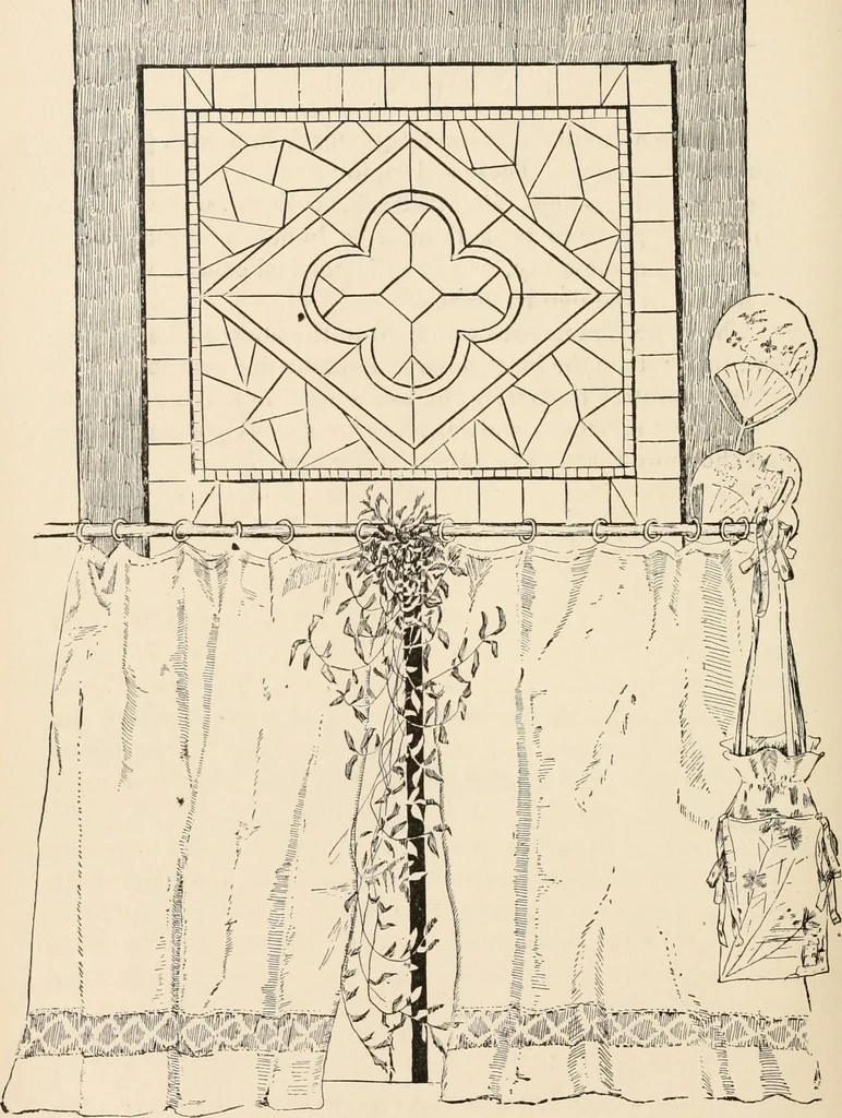 An illustration from How to amuse yourself and others. The American girl's handy book, 1887, leaf 449