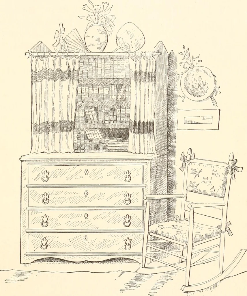 An illustration from How to amuse yourself and others. The American girl's handy book, 1887, leaf 462