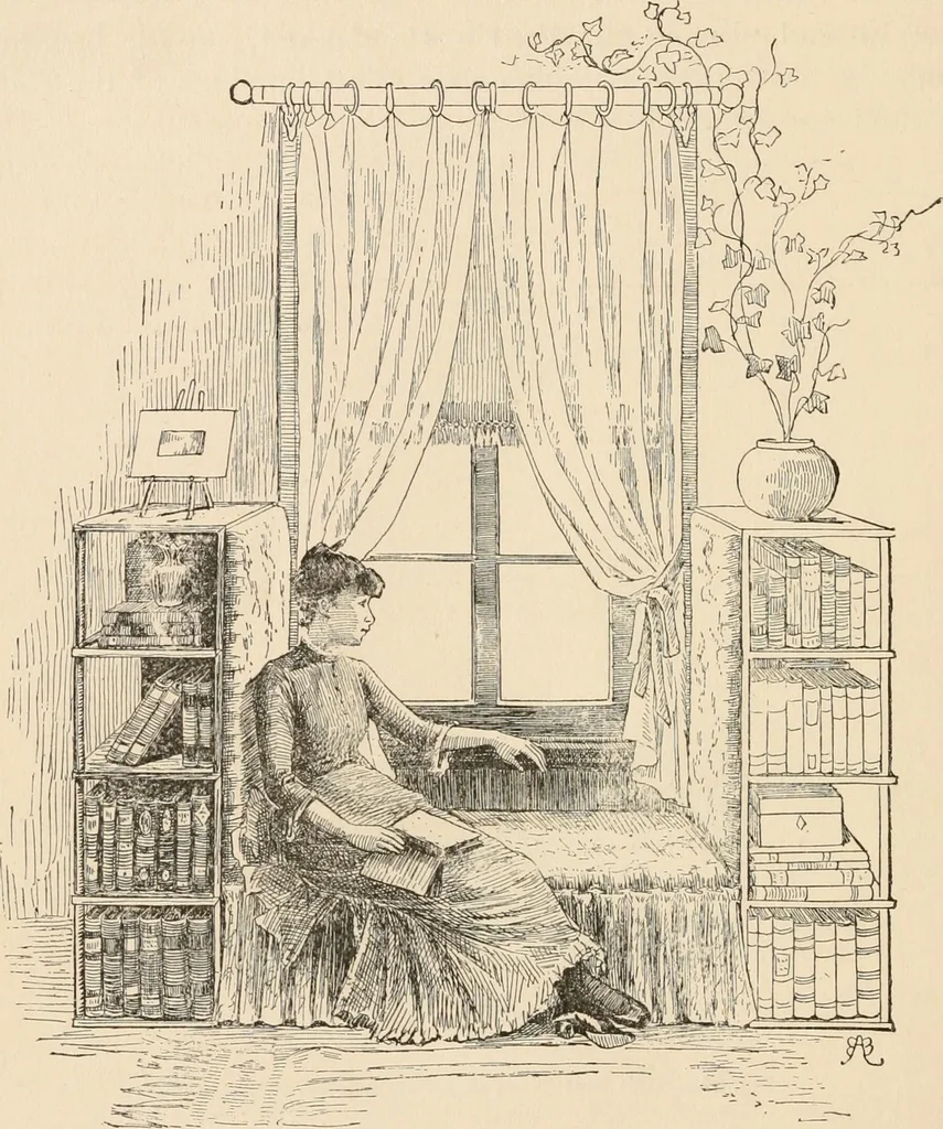 An illustration from How to amuse yourself and others. The American girl's handy book, 1887, leaf 469