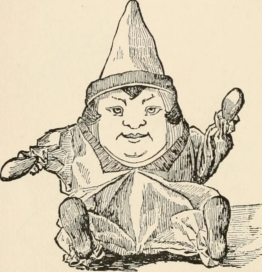 An illustration from How to amuse yourself and others. The American girl's handy book, 1887, leaf 65