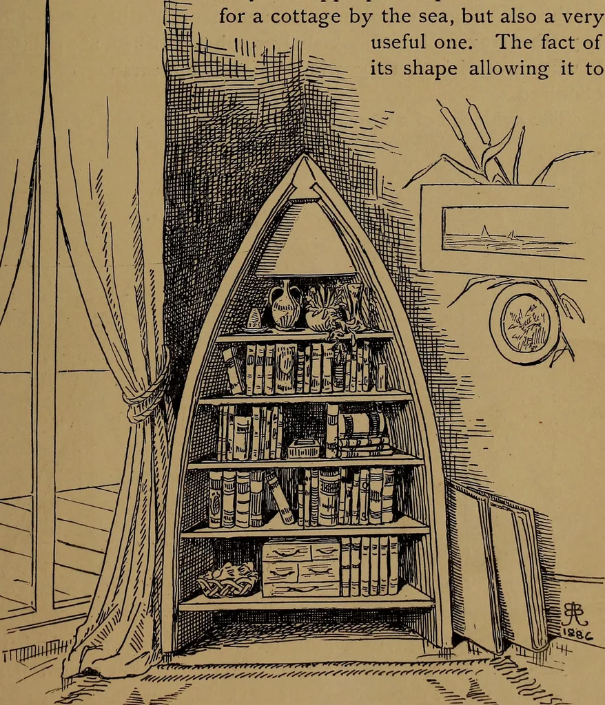 An illustration from How to amuse yourself and others : the American girl's handy book, 1887, leaf 112
