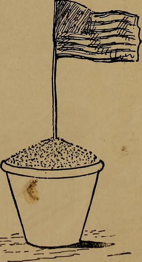 An illustration from How to amuse yourself and others : the American girl's handy book, 1887, leaf 136