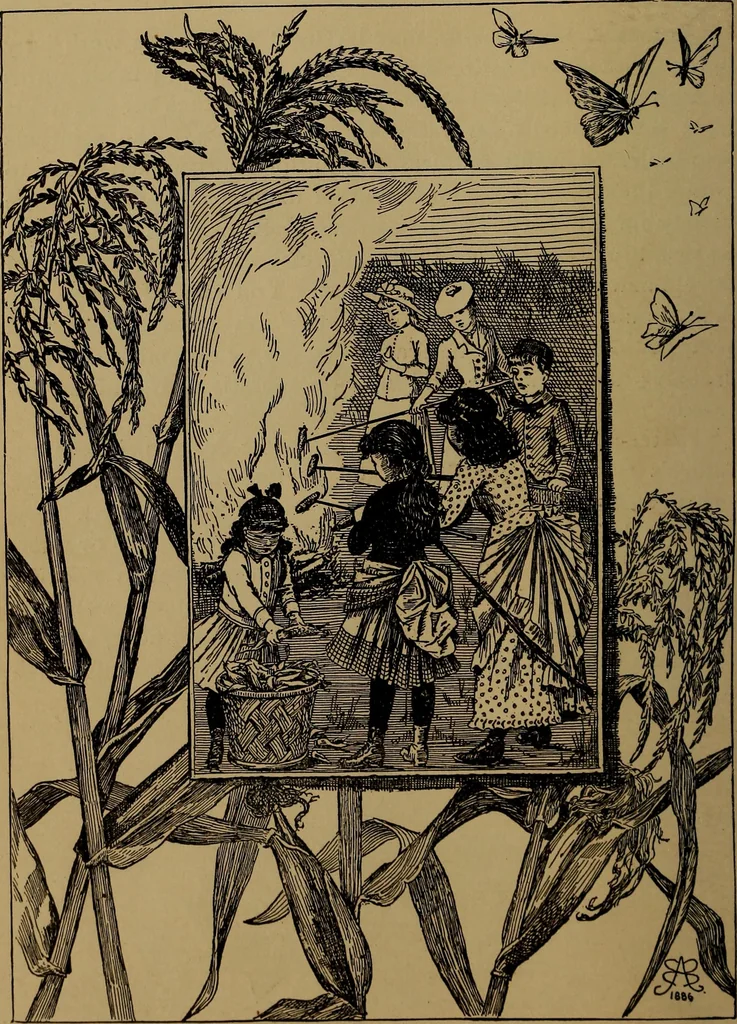 An illustration from How to amuse yourself and others : the American girl's handy book, 1887, leaf 147
