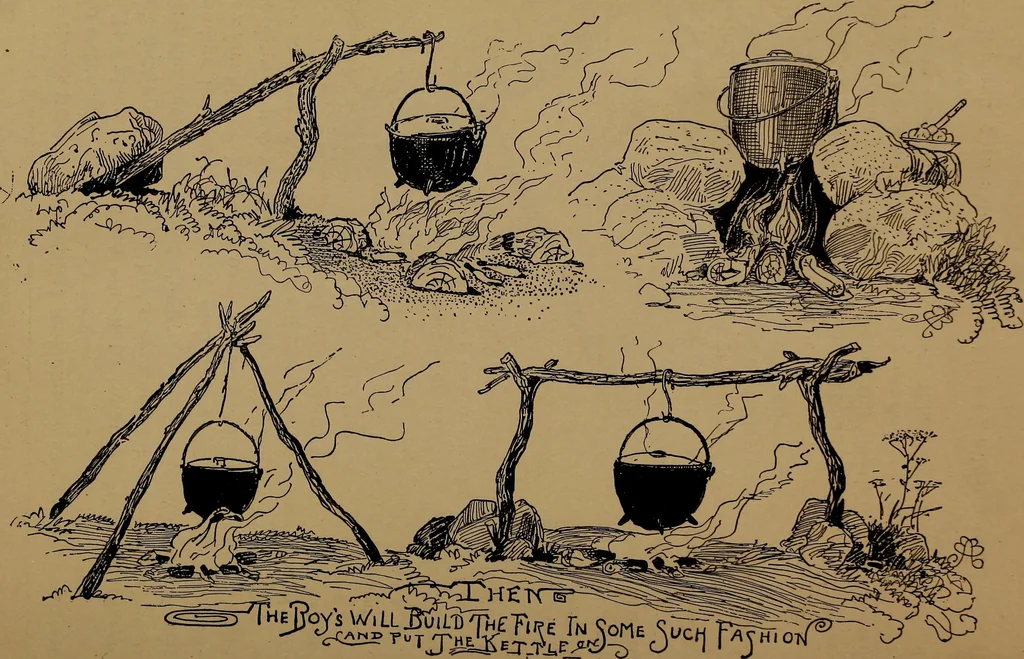 An illustration from How to amuse yourself and others : the American girl's handy book, 1887, leaf 152