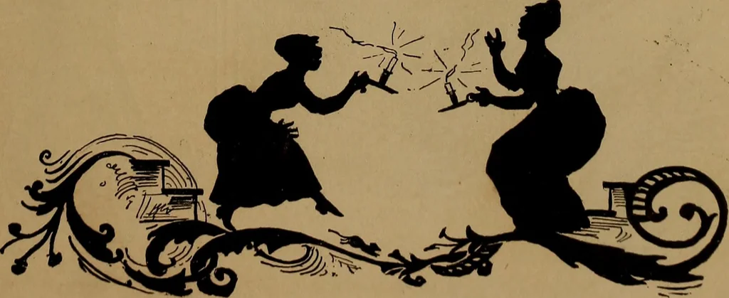 An illustration from How to amuse yourself and others : the American girl's handy book, 1887, leaf 216