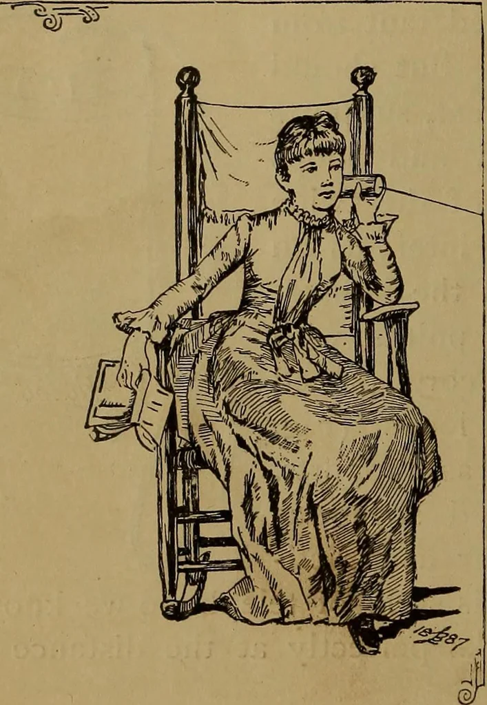 An illustration from How to amuse yourself and others : the American girl's handy book, 1887, leaf 243