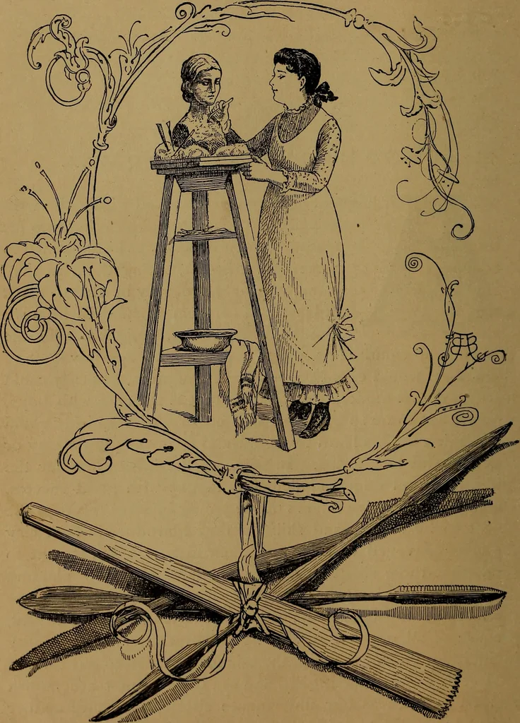 An illustration from How to amuse yourself and others : the American girl's handy book, 1887, leaf 275