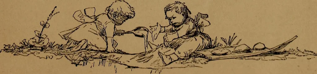 An illustration from How to amuse yourself and others : the American girl's handy book, 1887, leaf 282