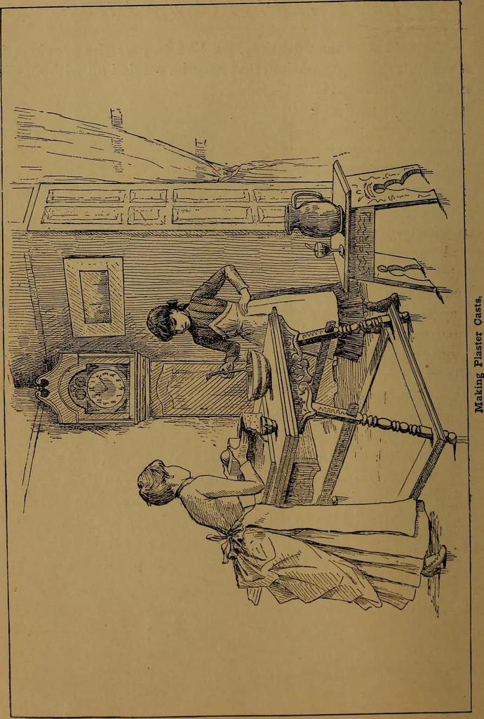 An illustration from How to amuse yourself and others : the American girl's handy book, 1887, leaf 283