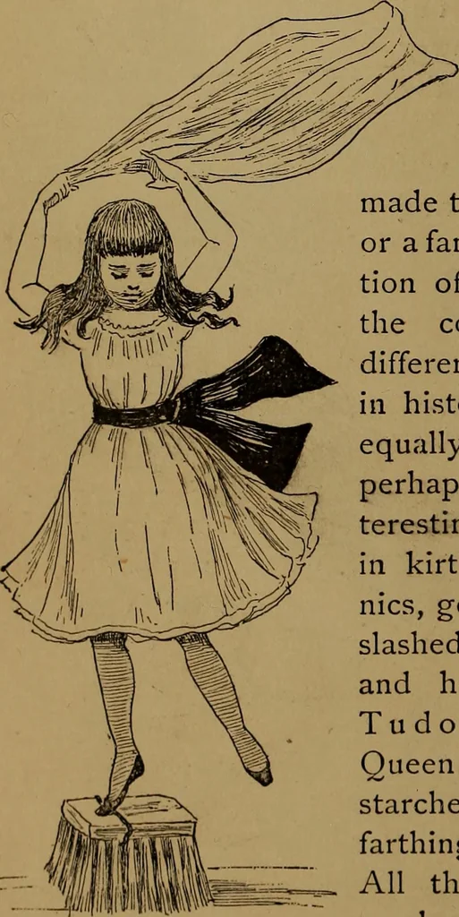 An illustration from How to amuse yourself and others : the American girl's handy book, 1887, leaf 347