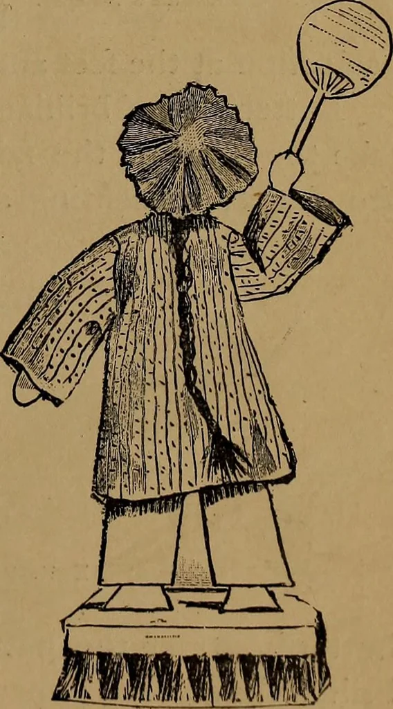 An illustration from How to amuse yourself and others : the American girl's handy book, 1887, leaf 348