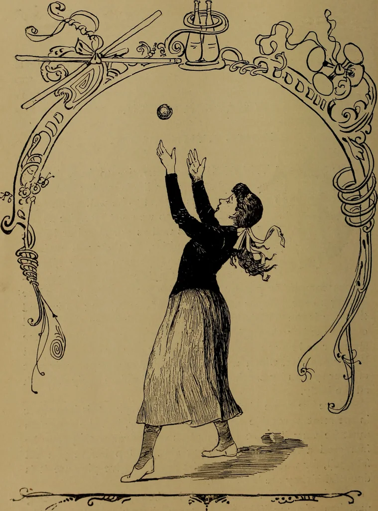 An illustration from How to amuse yourself and others : the American girl's handy book, 1887, leaf 371