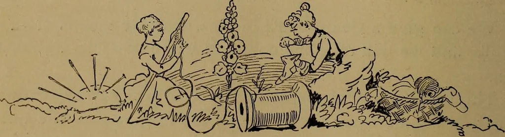 An illustration from How to amuse yourself and others : the American girl's handy book, 1887, leaf 411