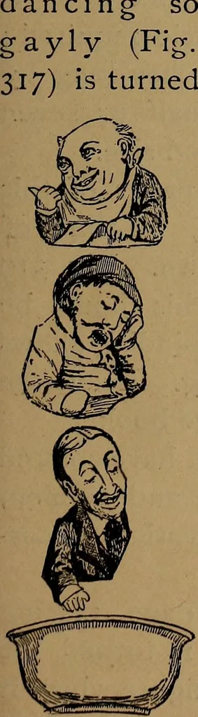 An illustration from How to amuse yourself and others : the American girl's handy book, 1887, leaf 414