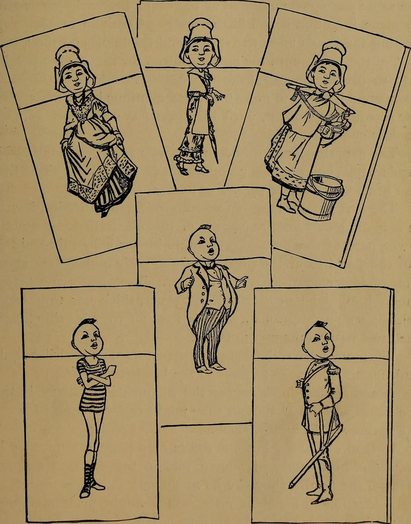 An illustration from How to amuse yourself and others : the American girl's handy book, 1887, leaf 416