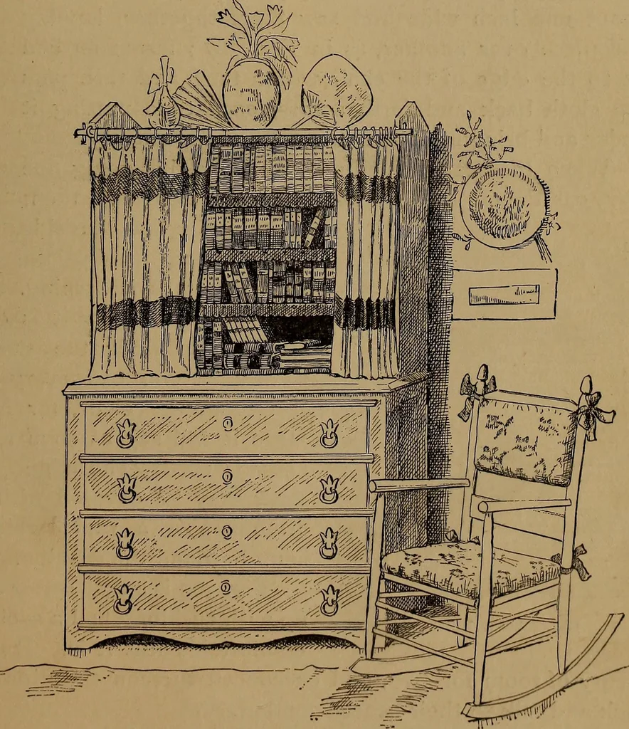 An illustration from How to amuse yourself and others : the American girl's handy book, 1887, leaf 458