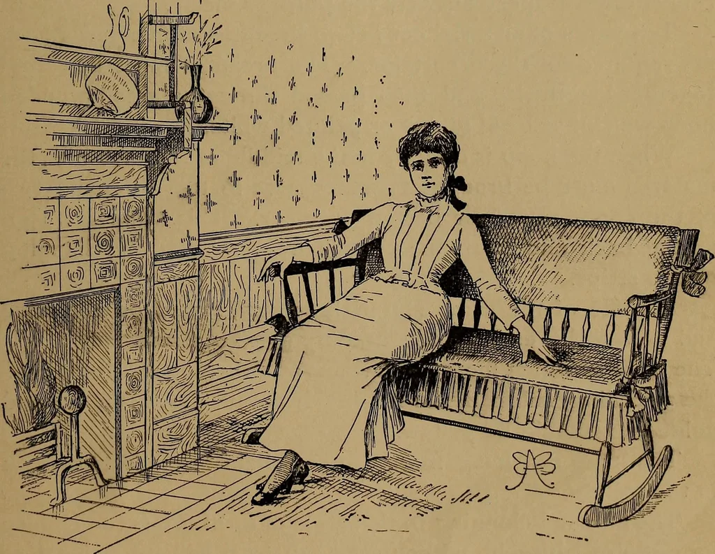 An illustration from How to amuse yourself and others : the American girl's handy book, 1887, leaf 460