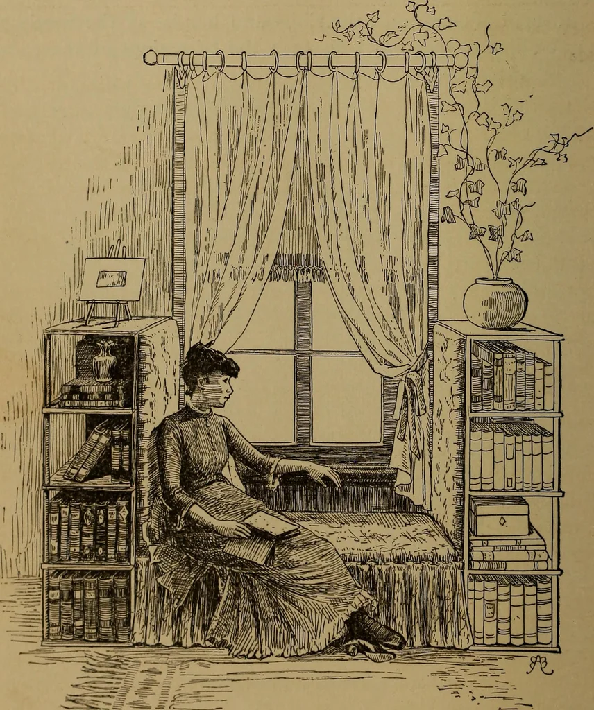 An illustration from How to amuse yourself and others : the American girl's handy book, 1887, leaf 465