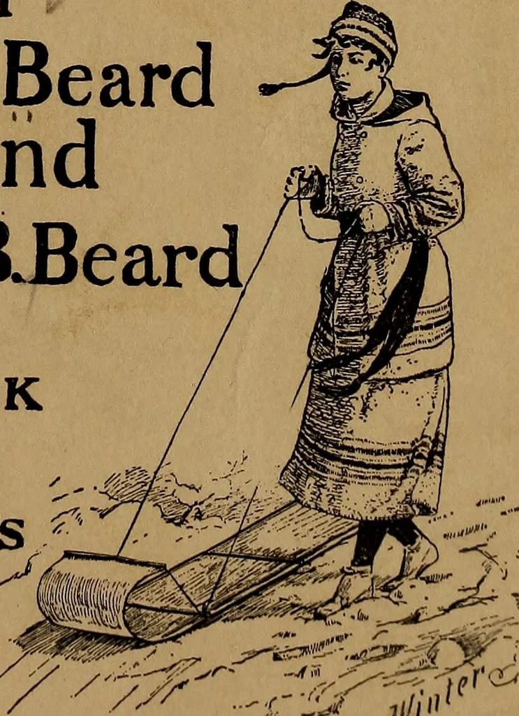 An illustration from How to amuse yourself and others : the American girl's handy book, 1887, leaf 6