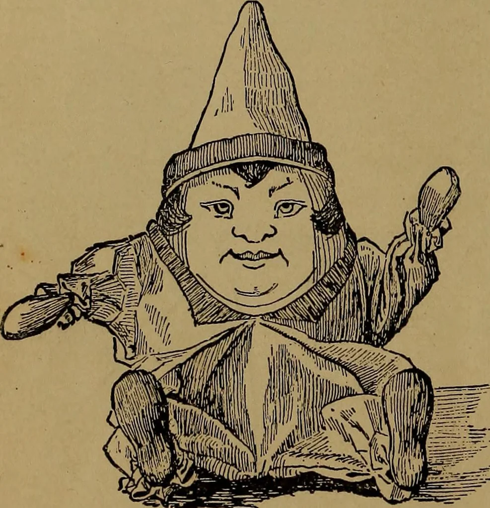 An illustration from How to amuse yourself and others : the American girl's handy book, 1887, leaf 61