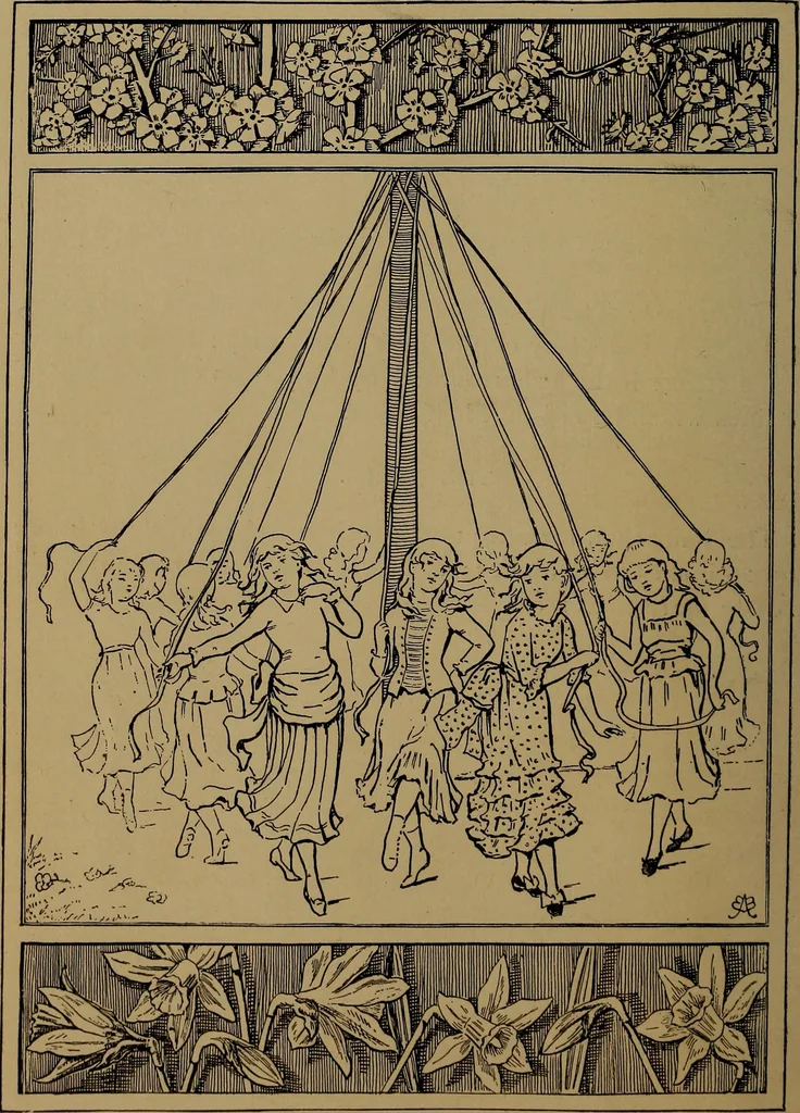 An illustration from How to amuse yourself and others : the American girl's handy book, 1887, leaf 87