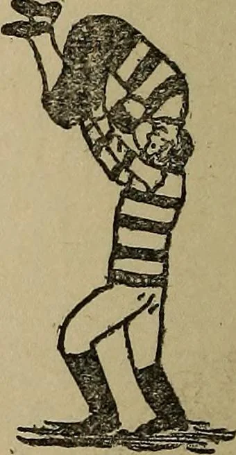 An illustration from How to, a book of tumbling, tricks, pyramids and games;, 1899, leaf 125