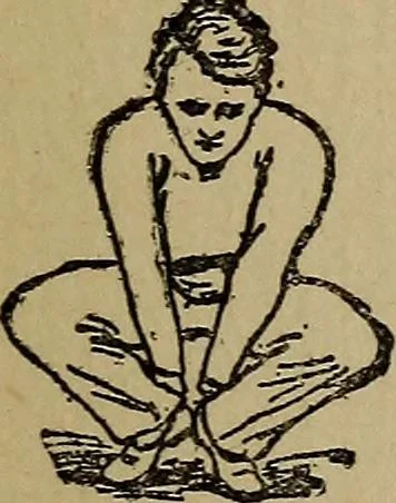 An illustration from How to, a book of tumbling, tricks, pyramids and games;, 1899, leaf 14