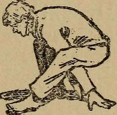 An illustration from How to, a book of tumbling, tricks, pyramids and games;, 1899, leaf 42