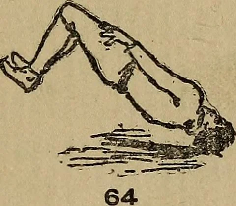 An illustration from How to, a book of tumbling, tricks, pyramids and games;, 1899, leaf 46