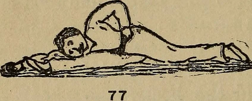 An illustration from How to, a book of tumbling, tricks, pyramids and games;, 1899, leaf 53