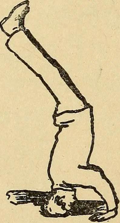 An illustration from How to, a book of tumbling, tricks, pyramids and games;, 1899, leaf 17