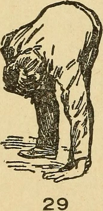 An illustration from How to, a book of tumbling, tricks, pyramids and games;, 1899, leaf 23