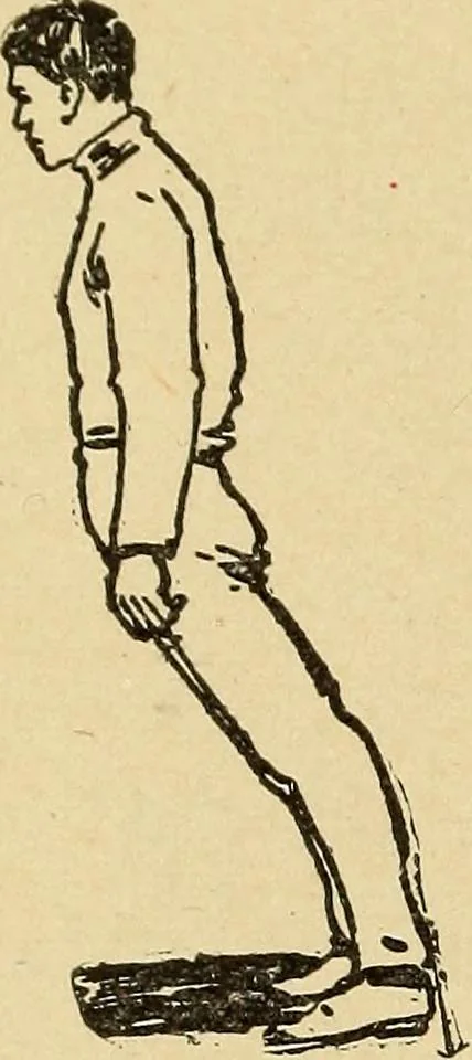 An illustration from How to, a book of tumbling, tricks, pyramids and games;, 1899, leaf 25