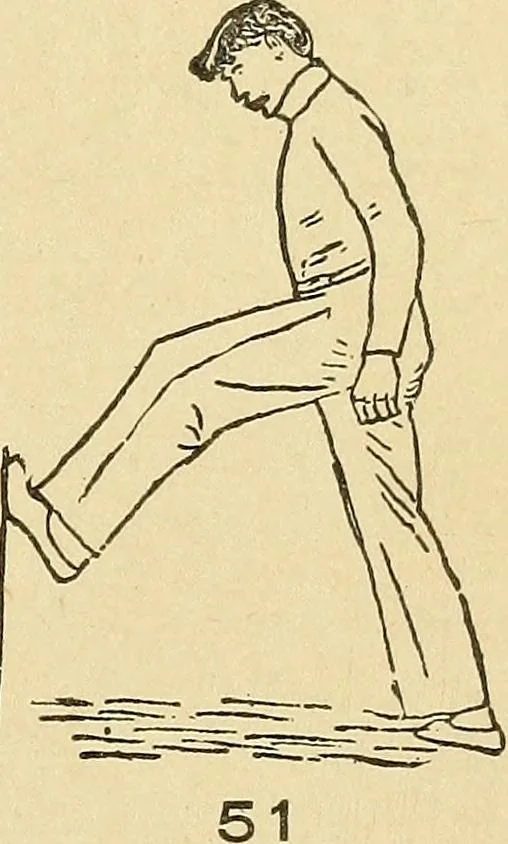 An illustration from How to, a book of tumbling, tricks, pyramids and games;, 1899, leaf 38
