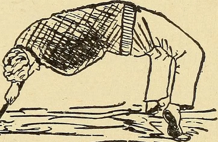 An illustration from How to, a book of tumbling, tricks, pyramids and games;, 1899, leaf 70