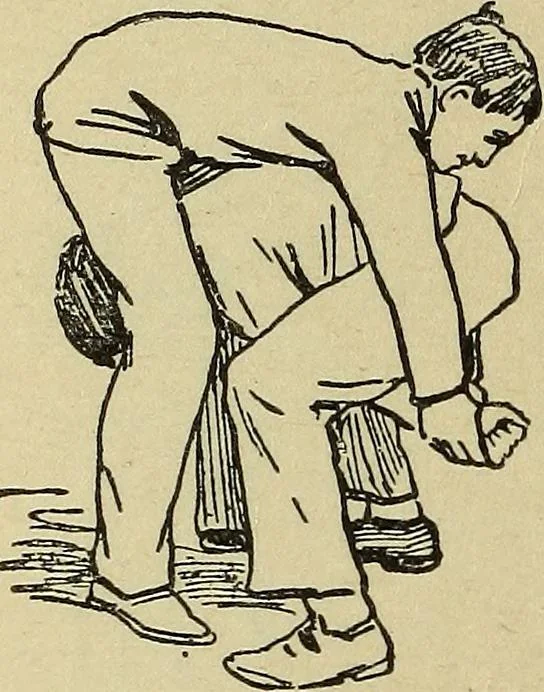 An illustration from How to, a book of tumbling, tricks, pyramids and games;, 1899, leaf 85