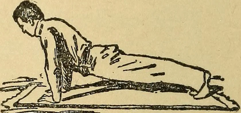 An illustration from How to, a book of tumbling, tricks, pyramids and games;, 1899, leaf 9