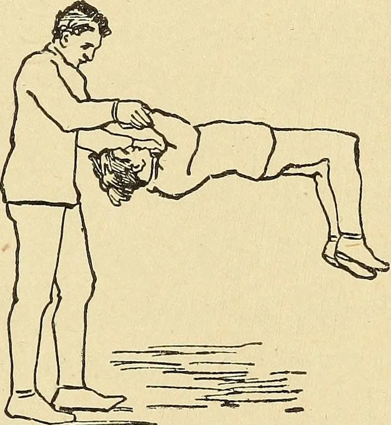 An illustration from How to, a book of tumbling, tricks, pyramids and games;, 1899, leaf 92