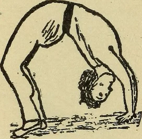 An illustration from How to, a book of tumbling, tricks, pyramids and games;, 1899, leaf 93