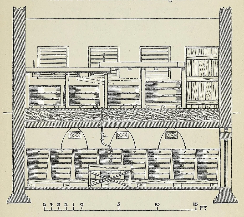 An illustration from How to brew good beer : a complete guide to the art of brewing ale, bitter ale, table-ale, brown stout, porter and table beer, to which are added practical instructions for making malt, 1864, leaf 29