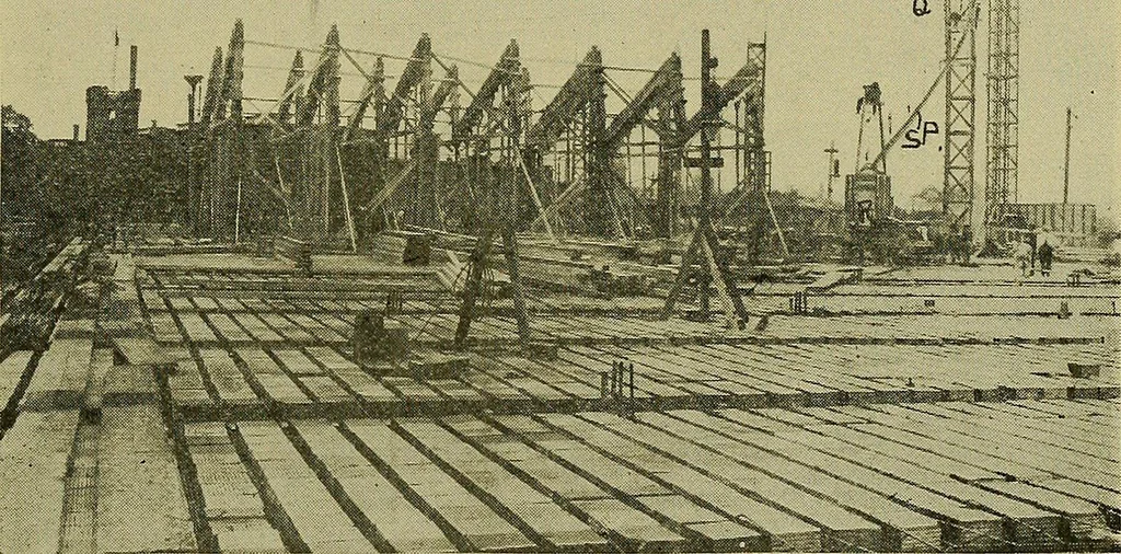 An illustration from How to build, equip and operate a cotton mill in the United States, 1913, leaf 102