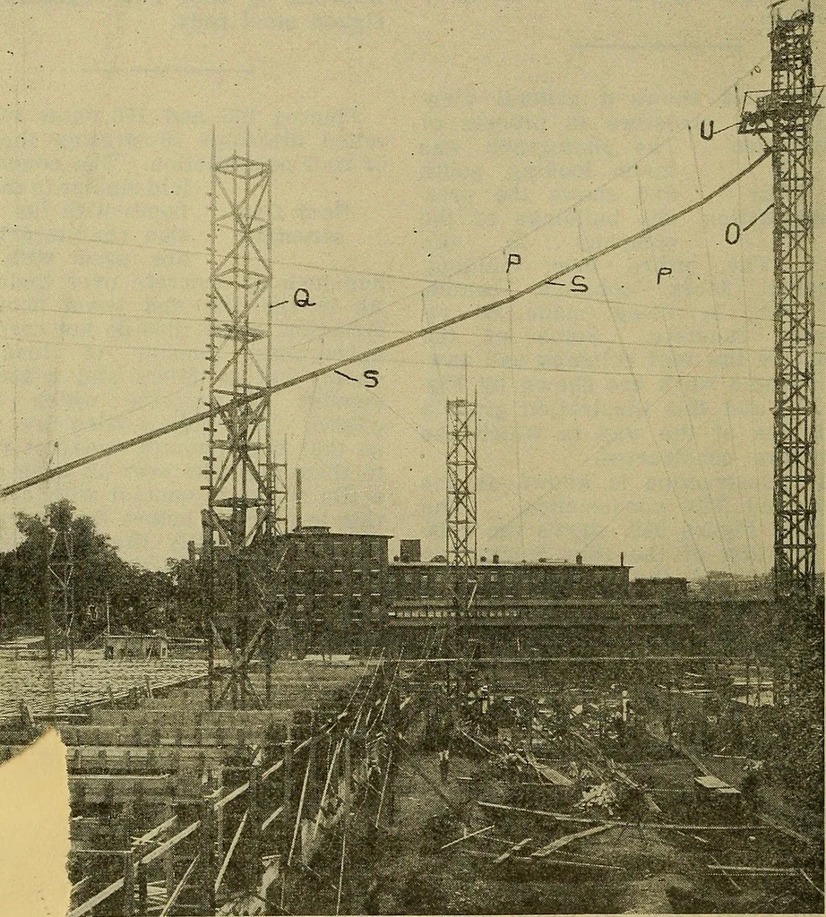 An illustration from How to build, equip and operate a cotton mill in the United States, 1913, leaf 105